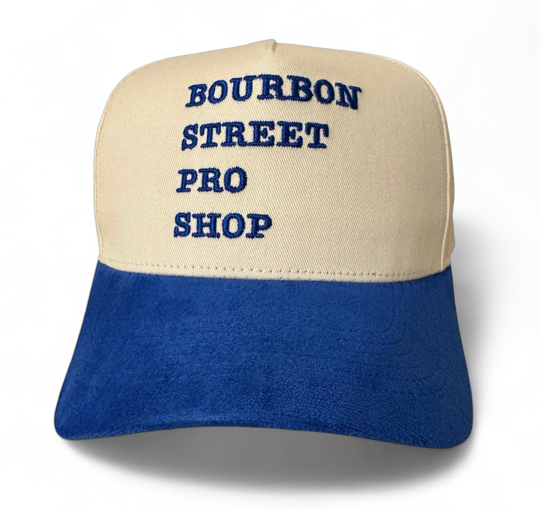 Bourbon Street Pro Shop Suede Hat - Blue