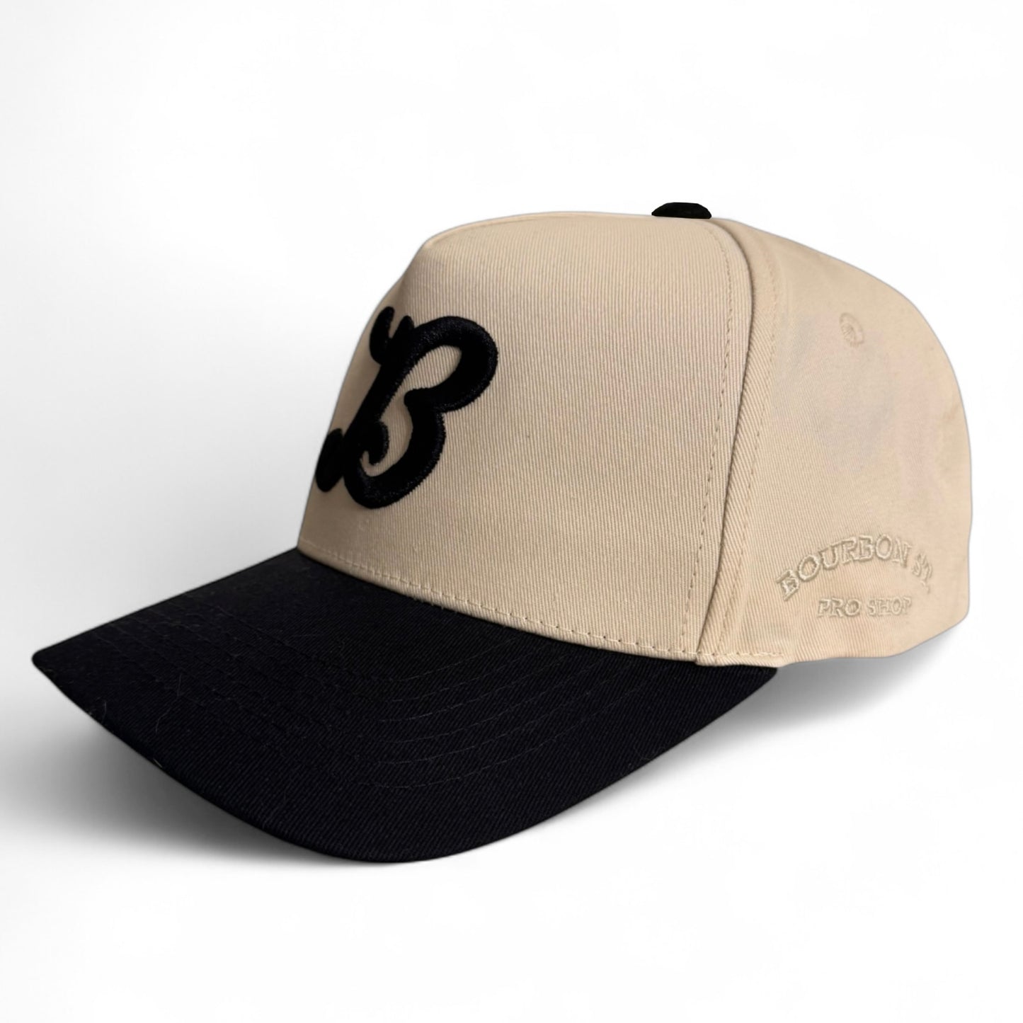 Bourbon B Hat - Black