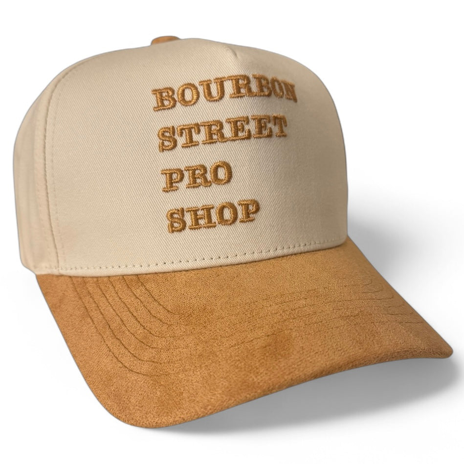 Bourbon Street Pro Shop Suede Hat - Khaki