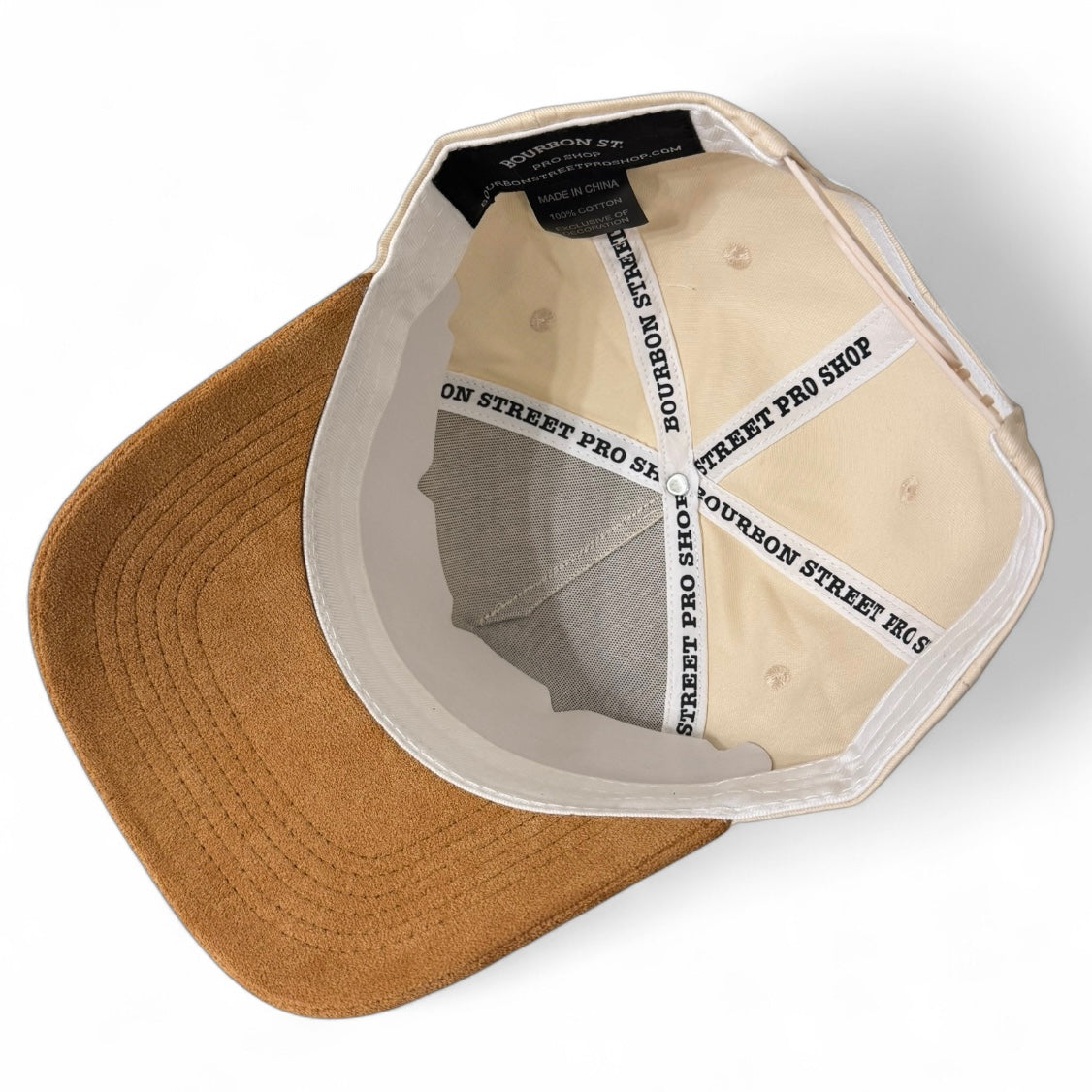 Bourbon Street Pro Shop Suede Hat - Khaki