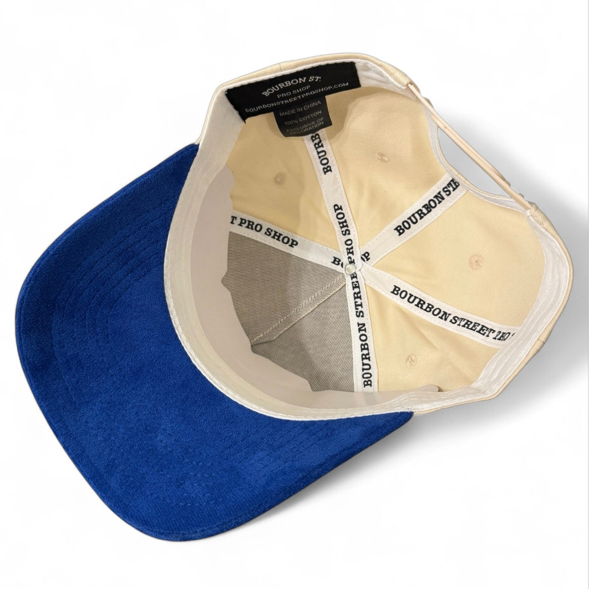 Bourbon Street Pro Shop Suede Hat - Blue