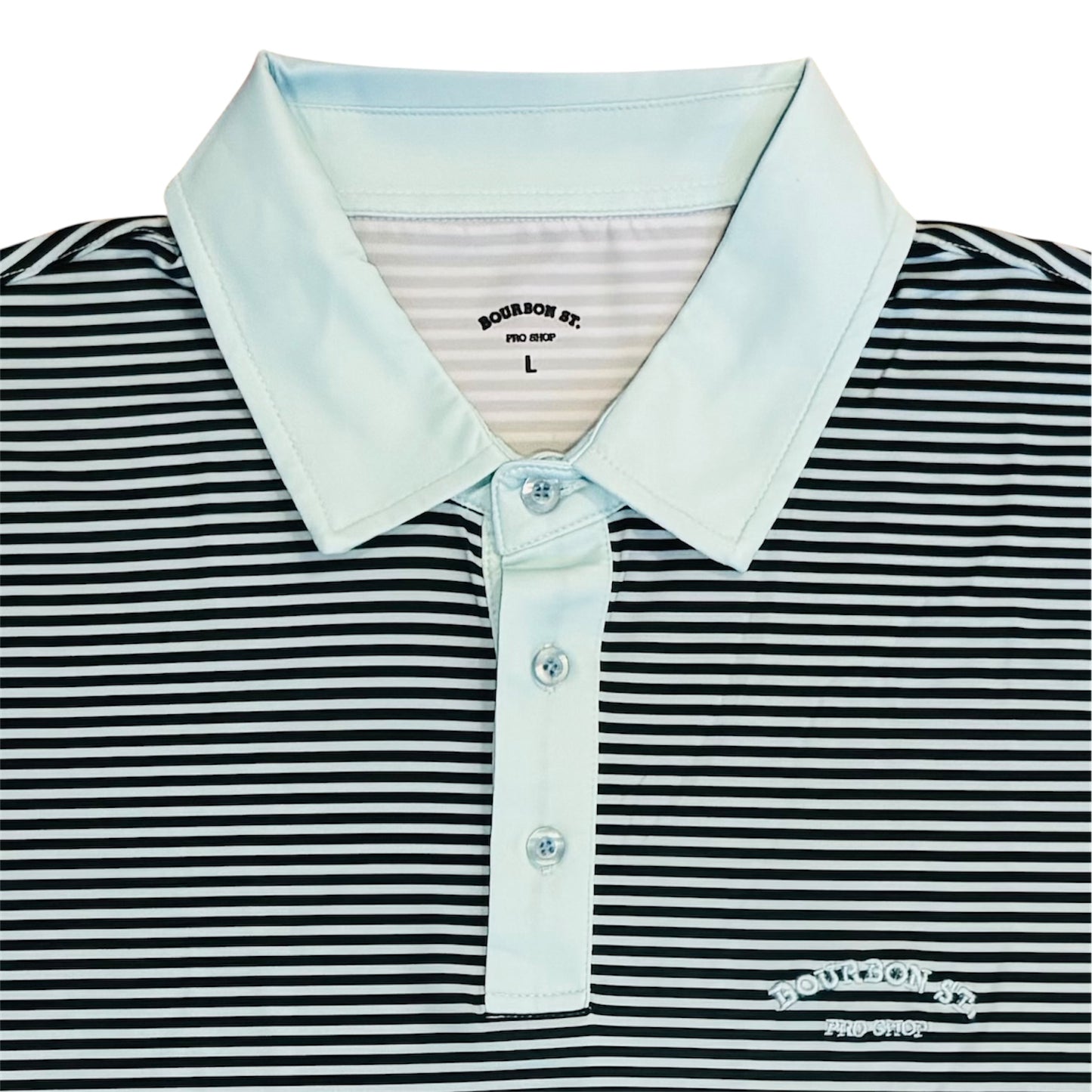 Striped Polo - Mint