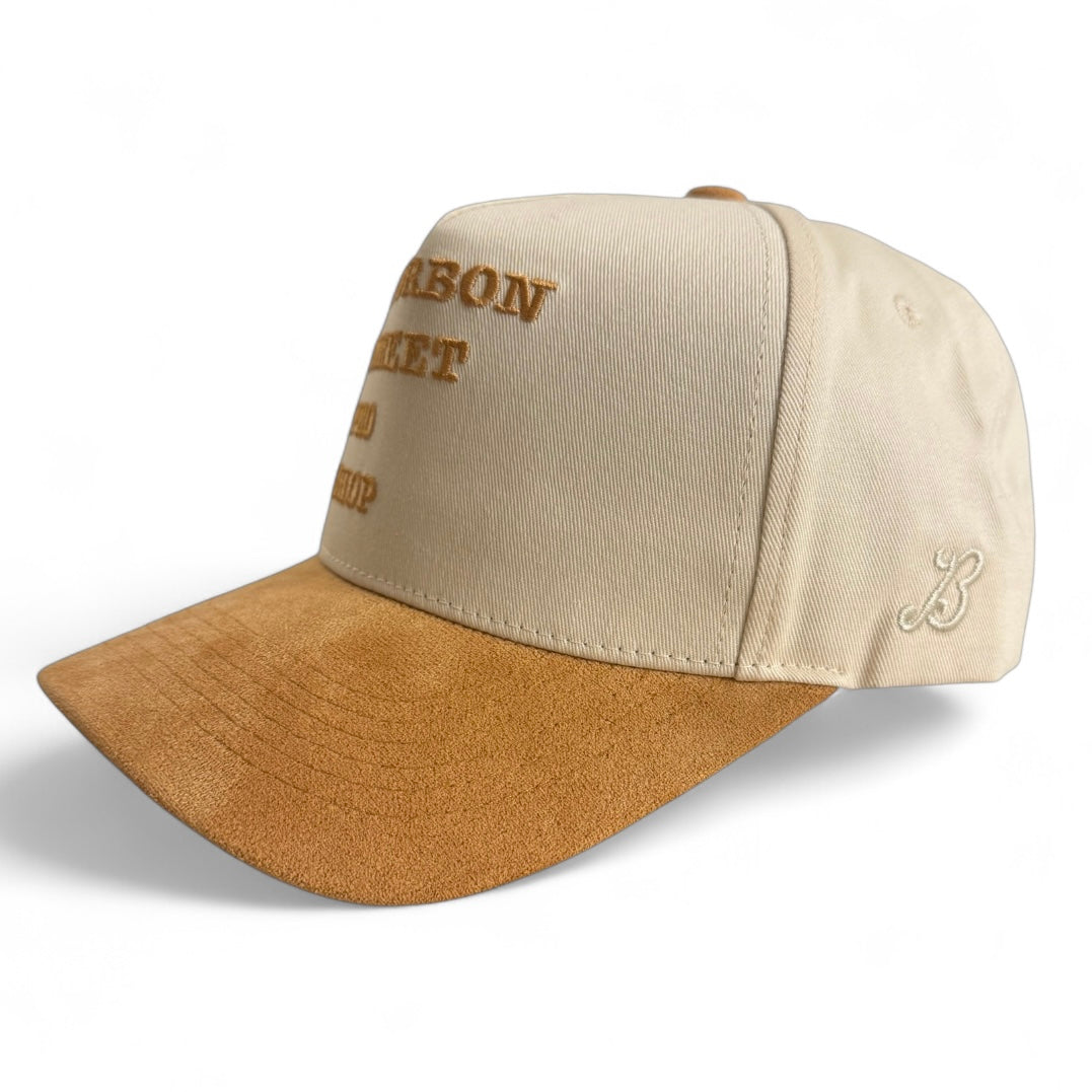 Bourbon Street Pro Shop Suede Hat - Khaki