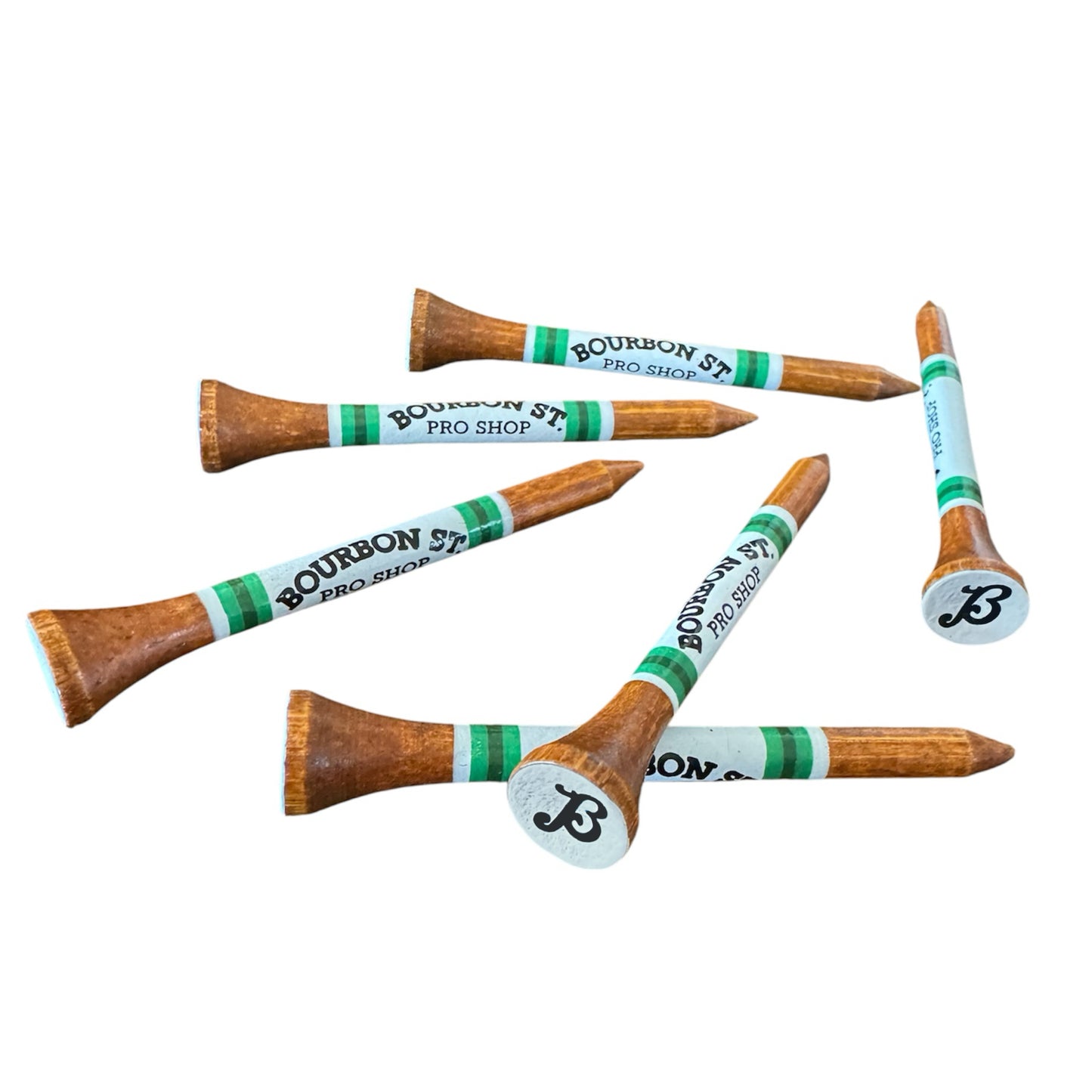 Premium Wooden Golf Tees - 50 Pack