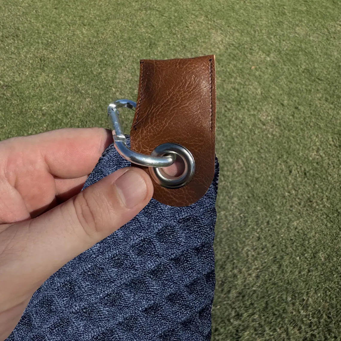 16” Leather Magnetic Golf Towel