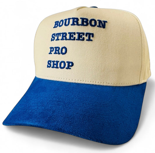 Bourbon Street Pro Shop Suede Hat - Blue