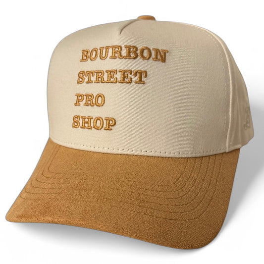 Bourbon Street Pro Shop Suede Hat - Khaki