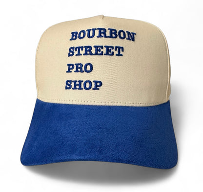 Bourbon Street Pro Shop Suede Hat - Blue