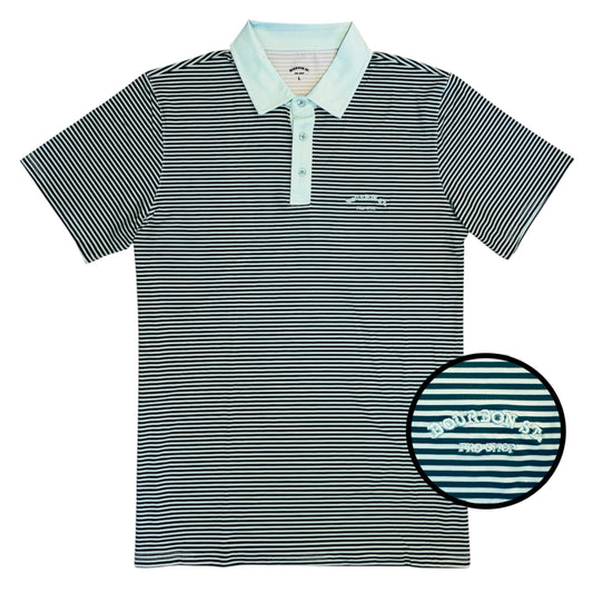 Striped Polo - Mint