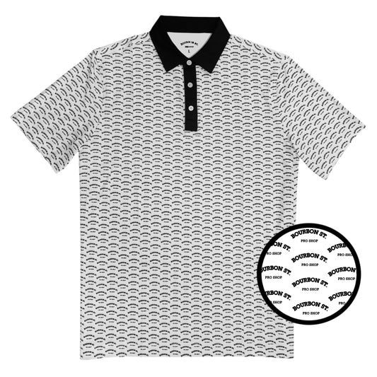 Mini Logo Polo - White/Black