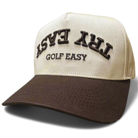 Try Easy Golf Easy Hat - Brown