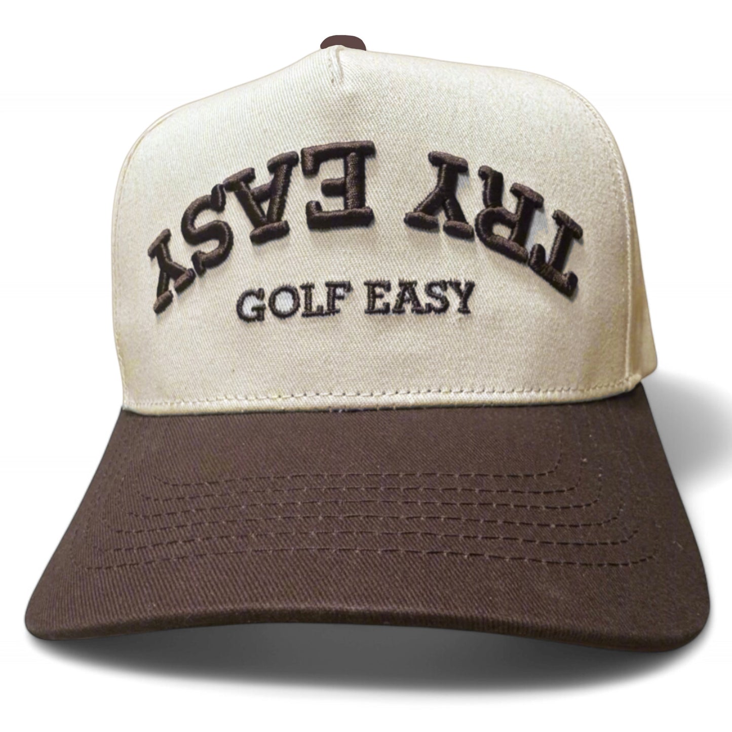 Try Easy Golf Easy Hat - Brown