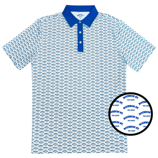Mini Logo Polo - White/Blue